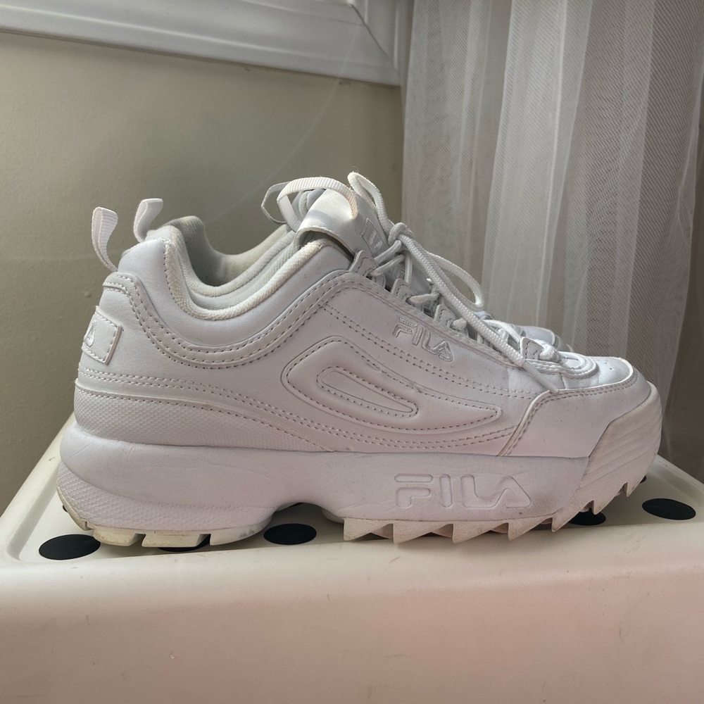 White Fila Shoes!